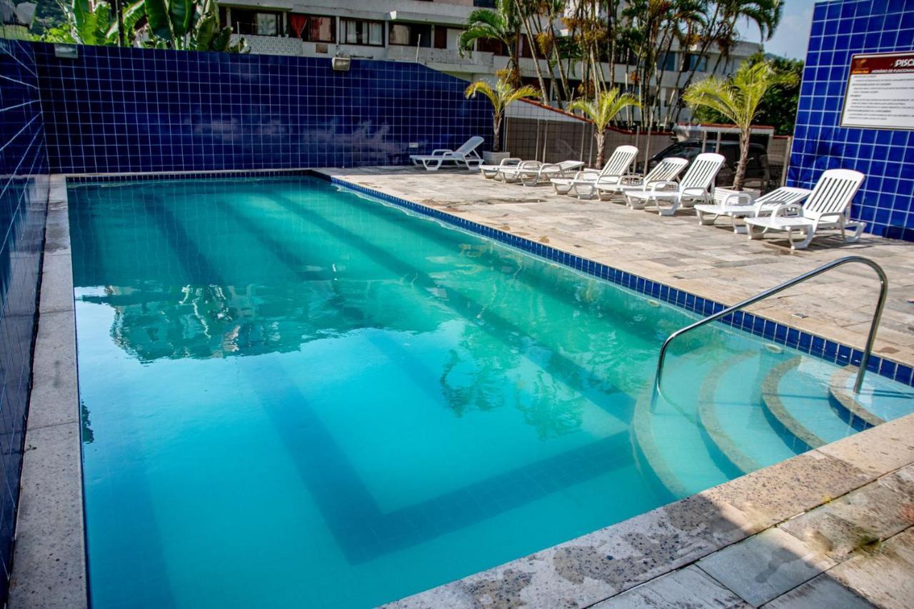 Joia Da Enseada Guaruja Vista Deslumbrante Do Mar Apartment Bagian luar foto
