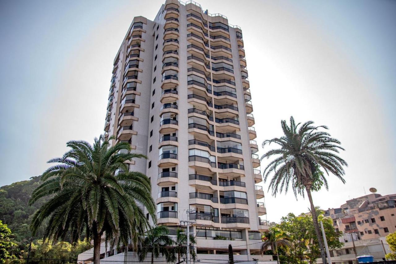 Joia Da Enseada Guaruja Vista Deslumbrante Do Mar Apartment Bagian luar foto